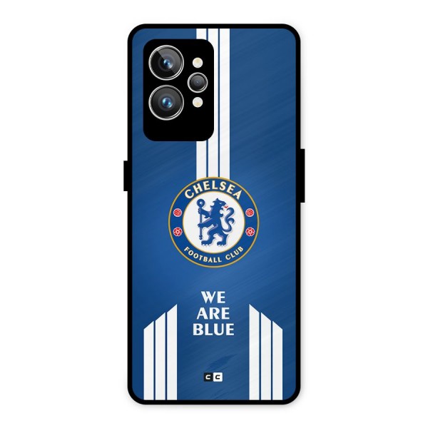 We Are Blue Metal Back Case for Realme GT2 Pro