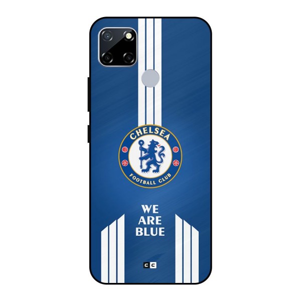 We Are Blue Metal Back Case for Realme Narzo 20