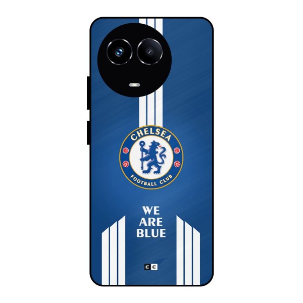 We Are Blue Metal Back Case for Realme Narzo 60X