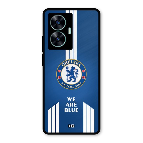 We Are Blue Metal Back Case for Realme Narzo N55