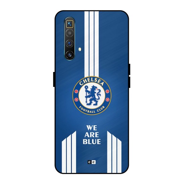 We Are Blue Metal Back Case for Realme X3 SuperZoom