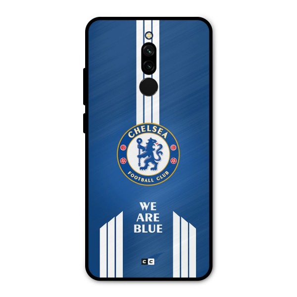 We Are Blue Metal Back Case for Redmi 8