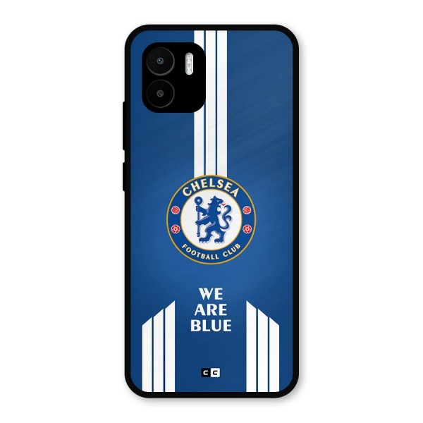 We Are Blue Metal Back Case for Redmi A2