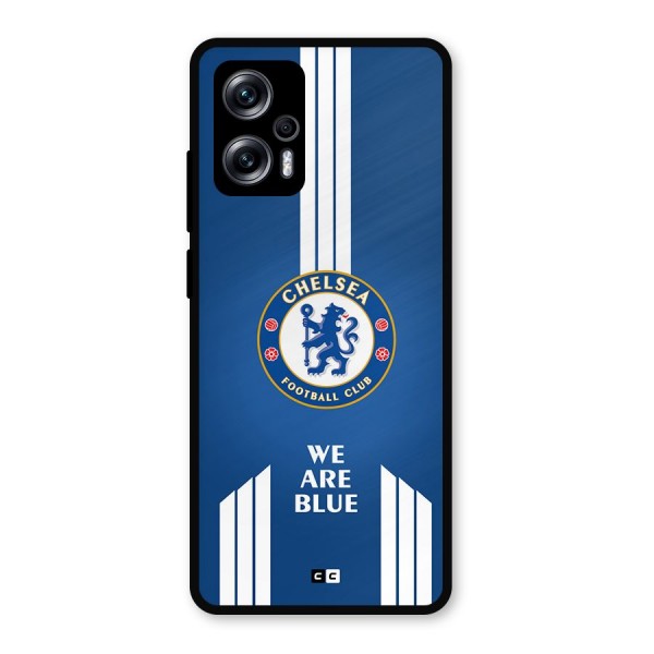 We Are Blue Metal Back Case for Redmi K50i