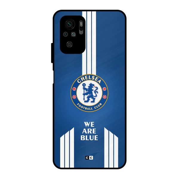 We Are Blue Metal Back Case for Redmi Note 10