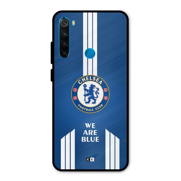 We Are Blue Metal Back Case for Redmi Note 8