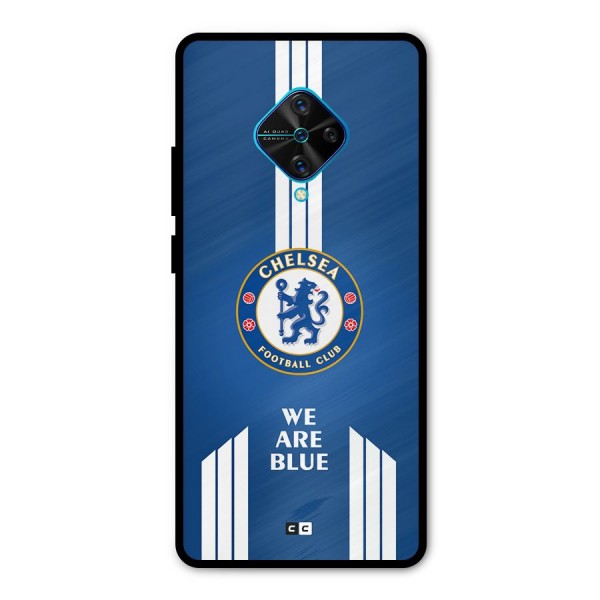 We Are Blue Metal Back Case for Vivo S1 Pro