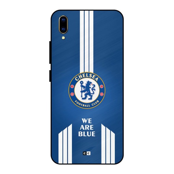 We Are Blue Metal Back Case for Vivo V11 Pro