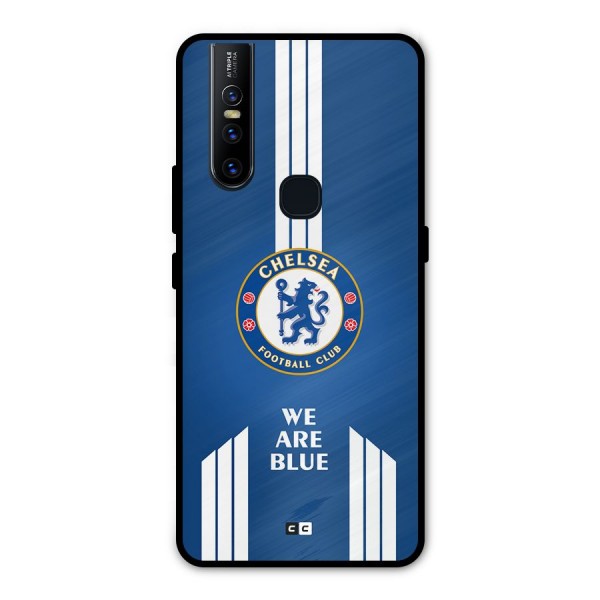 We Are Blue Metal Back Case for Vivo V15