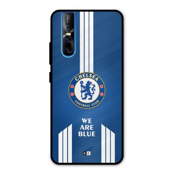 We Are Blue Metal Back Case for Vivo V15 Pro