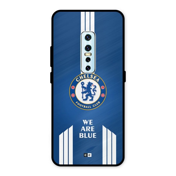 We Are Blue Metal Back Case for Vivo V17 Pro