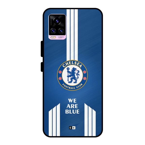 We Are Blue Metal Back Case for Vivo V20 Pro