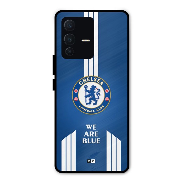 We Are Blue Metal Back Case for Vivo V23 Pro