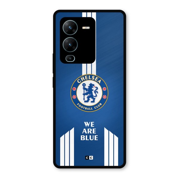 We Are Blue Metal Back Case for Vivo V25 Pro