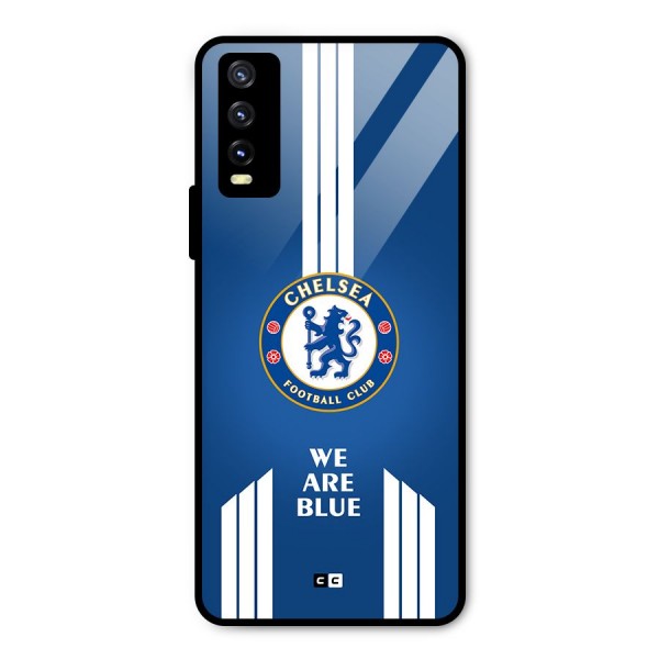 We Are Blue Metal Back Case for Vivo Y20 2021