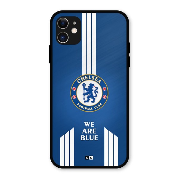 We Are Blue Metal Back Case for iPhone 11