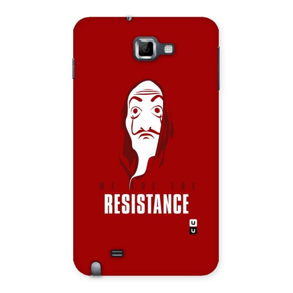 We Are Resistance Back Case for Galaxy Note