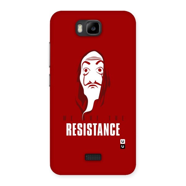 We Are Resistance Back Case for Honor Bee