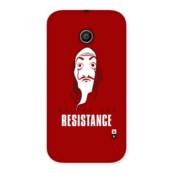 We Are Resistance Back Case for Moto E