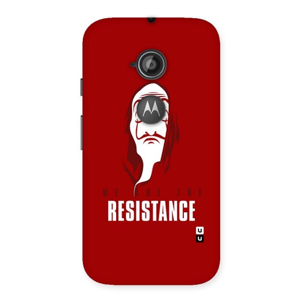 We Are Resistance Back Case for Moto E 2nd Gen