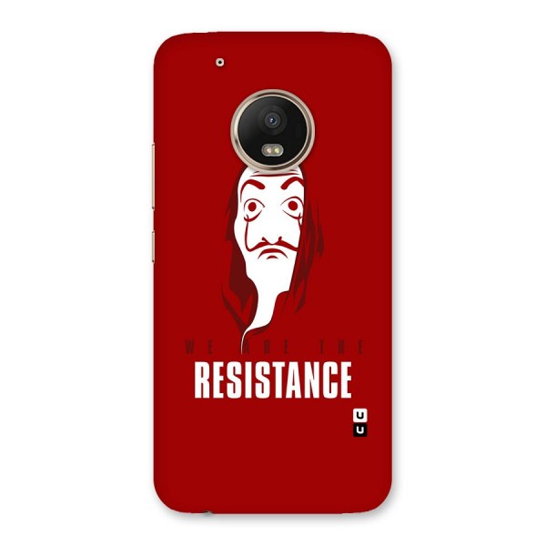 We Are Resistance Back Case for Moto G5 Plus