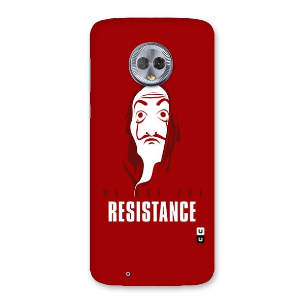 We Are Resistance Back Case for Moto G6