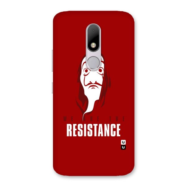 We Are Resistance Back Case for Moto M