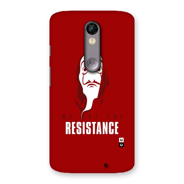 We Are Resistance Back Case for Moto X Force