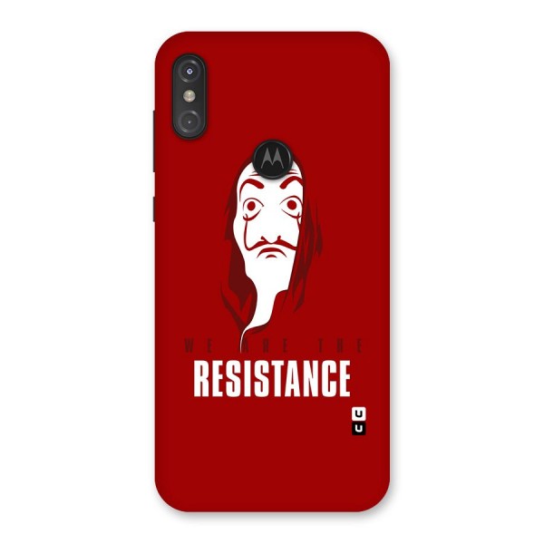 We Are Resistance Back Case for Motorola One Power