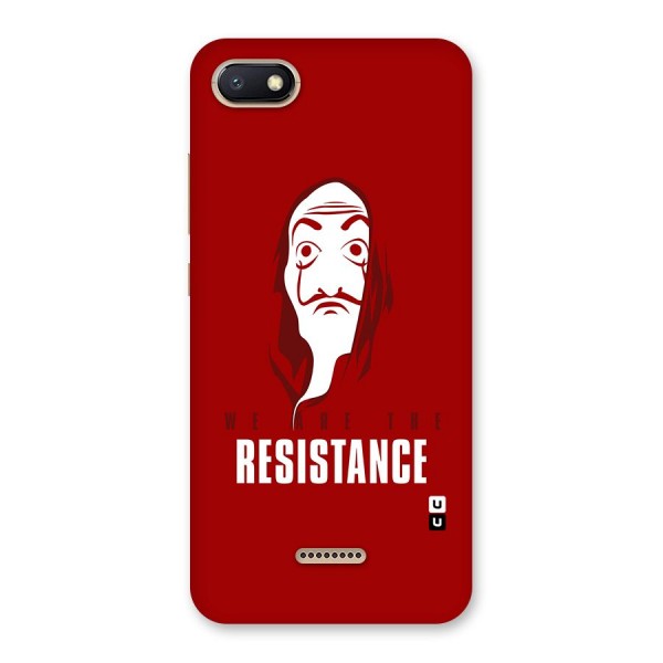 We Are Resistance Back Case for Redmi 6A