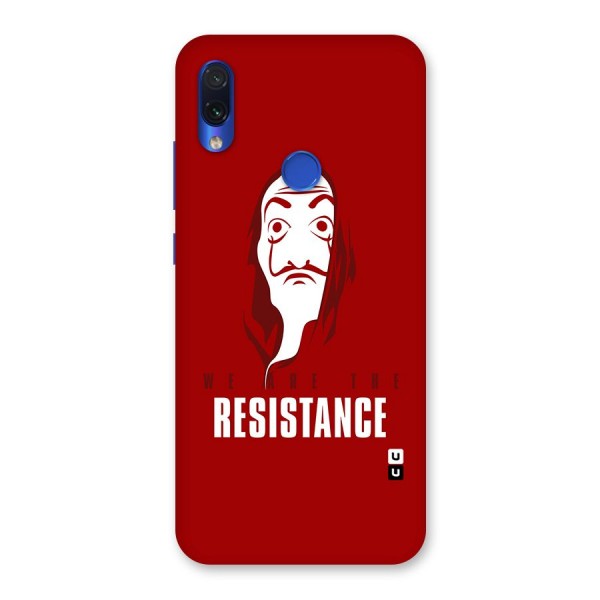 We Are Resistance Back Case for Redmi Note 7