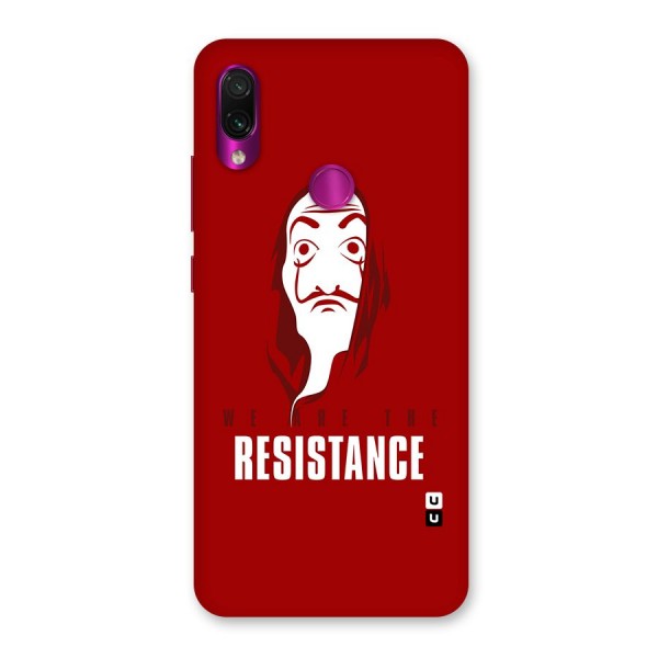 We Are Resistance Back Case for Redmi Note 7 Pro