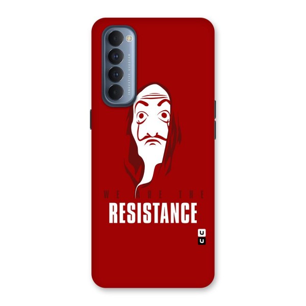 We Are Resistance Back Case for Reno4 Pro