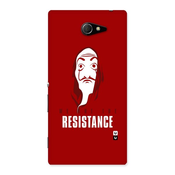 We Are Resistance Back Case for Sony Xperia M2