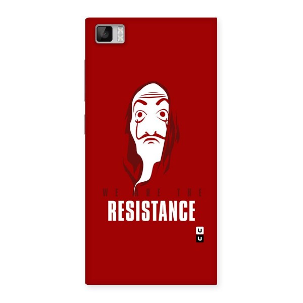 We Are Resistance Back Case for Xiaomi Mi3