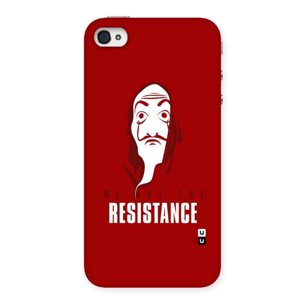 We Are Resistance Back Case for iPhone 4 4s