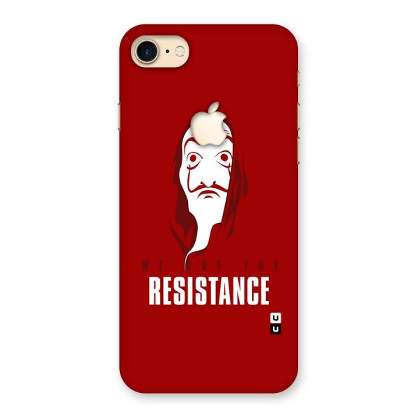 We Are Resistance Back Case for iPhone 7 Apple Cut