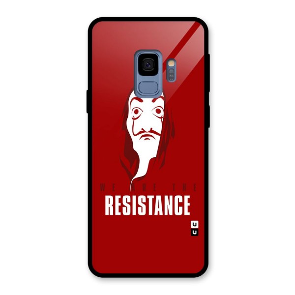 We Are Resistance Glass Back Case for Galaxy S9