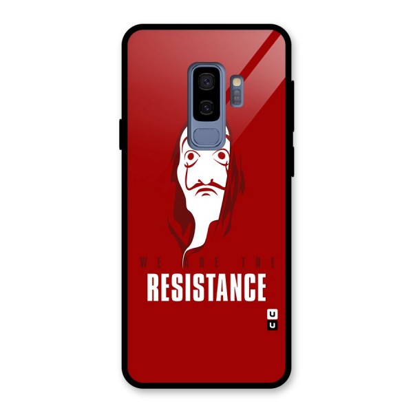 We Are Resistance Glass Back Case for Galaxy S9 Plus