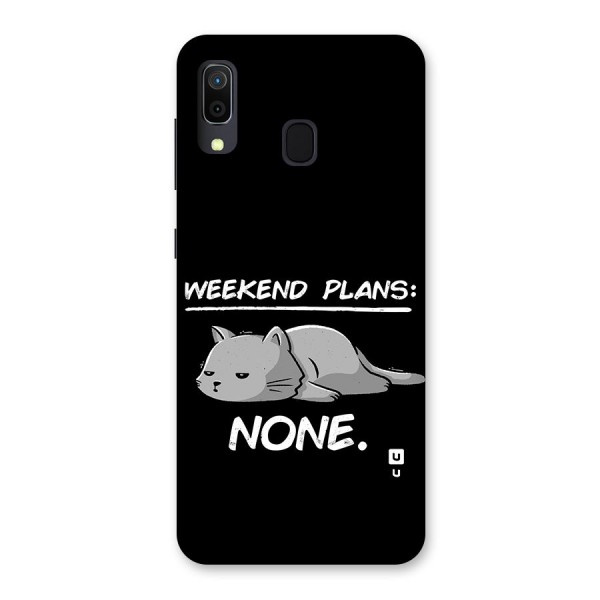 Weekend Plans None Back Case for Galaxy A30