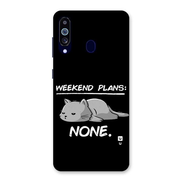 Weekend Plans None Back Case for Galaxy A60