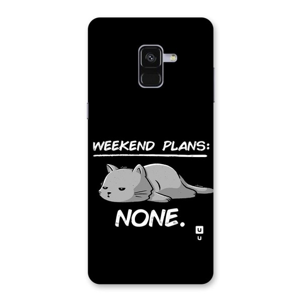 Weekend Plans None Back Case for Galaxy A8 Plus