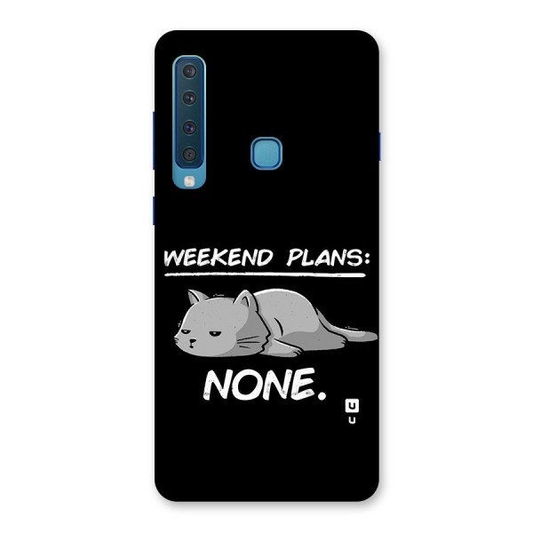 Weekend Plans None Back Case for Galaxy A9 (2018)