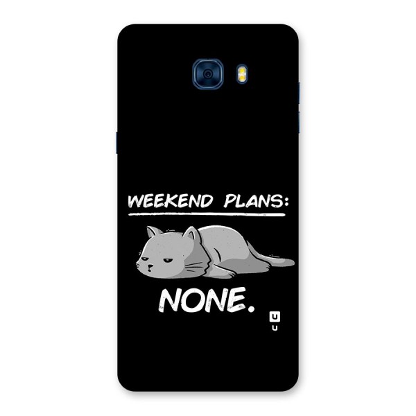 Weekend Plans None Back Case for Galaxy C7 Pro