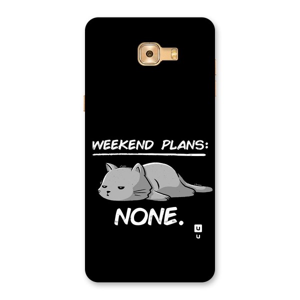 Weekend Plans None Back Case for Galaxy C9 Pro