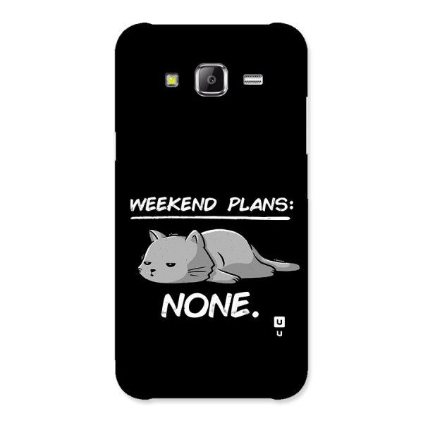 Weekend Plans None Back Case for Galaxy J5