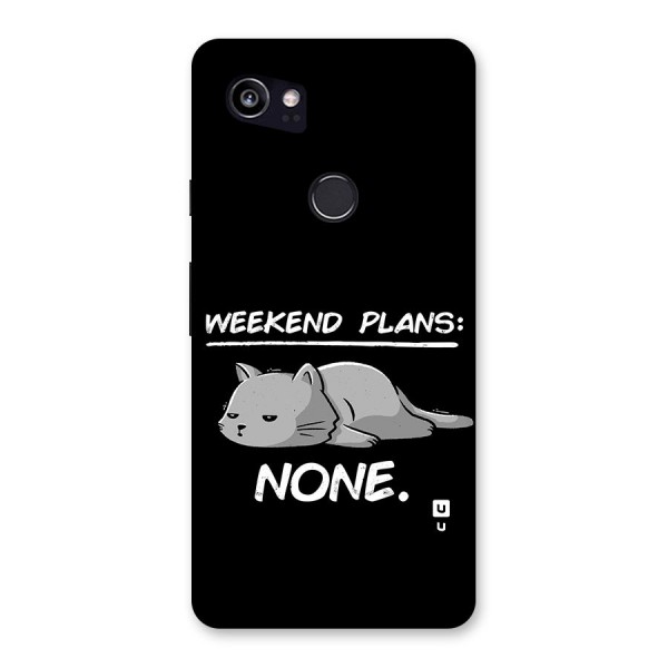 Weekend Plans None Back Case for Google Pixel 2 XL