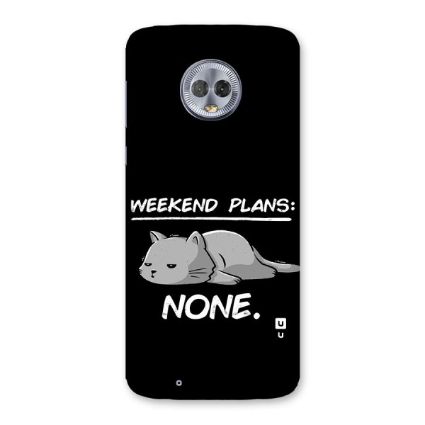 Weekend Plans None Back Case for Moto G6