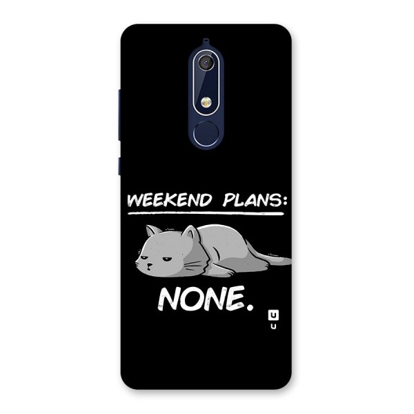 Weekend Plans None Back Case for Nokia 5.1