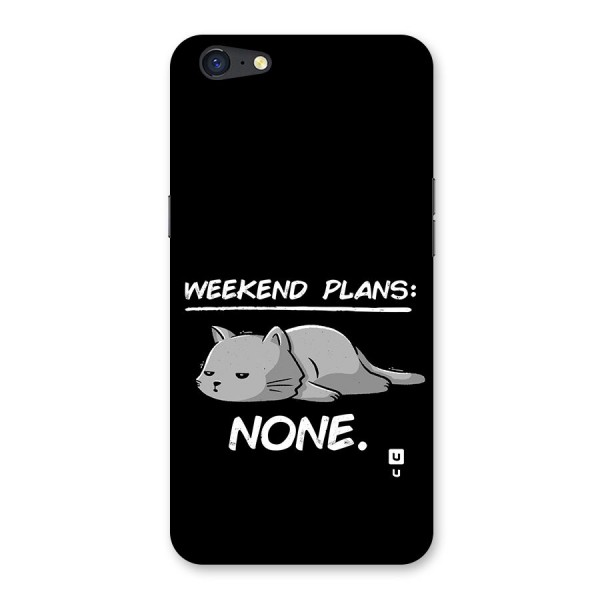 Weekend Plans None Back Case for Oppo A71